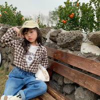 Load image into Gallery viewer, Baby Kid Girls Letters Fruit Animals Expression Print T-Shirts Wholesale 220317449
