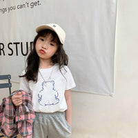 Load image into Gallery viewer, Baby Kid Girls Letters Fruit Animals Expression Print T-Shirts Wholesale 220317449
