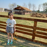 Load image into Gallery viewer, Baby Kid Girls Letters Fruit Animals Expression Print T-Shirts Wholesale 220317449
