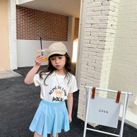 Load image into Gallery viewer, Baby Kid Girls Letters Fruit Animals Expression Print T-Shirts Wholesale 220317449
