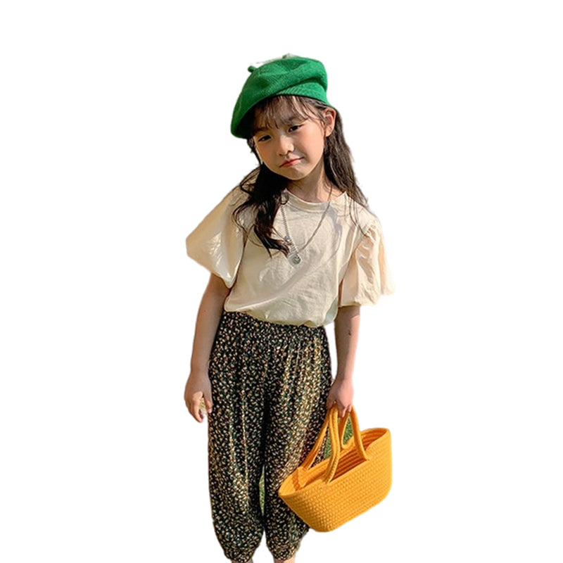 Baby Kid Girls Solid Color T-Shirts Wholesale 220317471