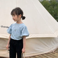 Load image into Gallery viewer, Baby Kid Girls Solid Color T-Shirts Wholesale 220317471
