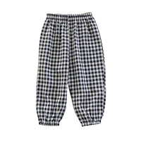 Load image into Gallery viewer, Baby Kid Girls Boys Checked Pants Wholesale 220317584
