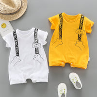 Load image into Gallery viewer, Baby Boys Letters Cartoon Jumpsuits Wholesale 22031790
