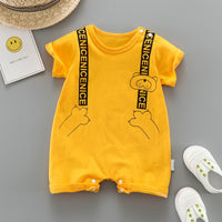 Load image into Gallery viewer, Baby Boys Letters Cartoon Jumpsuits Wholesale 22031790
