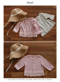 Load image into Gallery viewer, Baby Kid Big Kid Girls Solid Color Cardigan Wholesale 220322110
