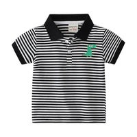 Load image into Gallery viewer, Baby Kid Boys Striped Polo Shirts Wholesale 220322118
