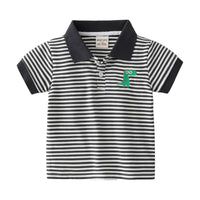 Load image into Gallery viewer, Baby Kid Boys Striped Polo Shirts Wholesale 220322118
