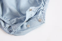 Load image into Gallery viewer, Baby Kid Unisex Solid Color Bow Rompers Wholesale 22032212
