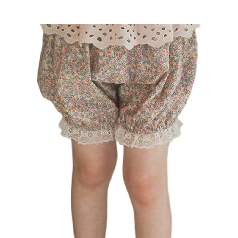 Baby Kid Big Kid Girls Flower Shorts Wholesale 220322127