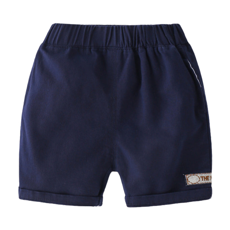 Baby Kid Boys Solid Color Shorts Wholesale 220322128