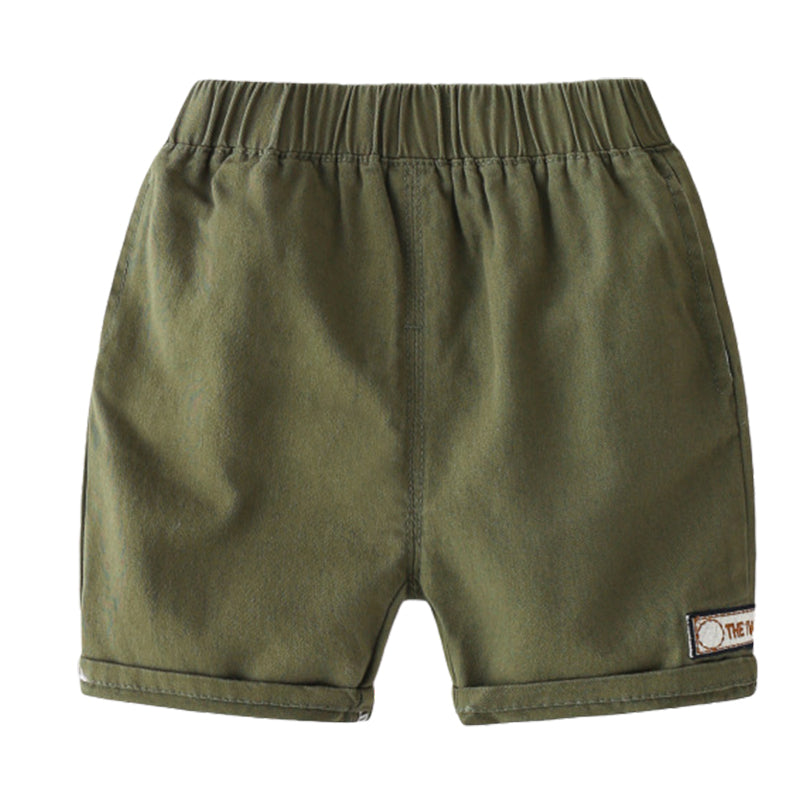 Baby Kid Boys Solid Color Shorts Wholesale 220322128