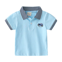 Load image into Gallery viewer, Baby Kid Boys Solid Color Polo Shirts Wholesale 220322129
