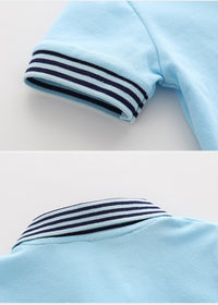 Load image into Gallery viewer, Baby Kid Boys Solid Color Polo Shirts Wholesale 220322129
