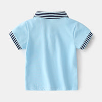 Load image into Gallery viewer, Baby Kid Boys Solid Color Polo Shirts Wholesale 220322129

