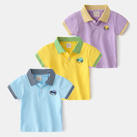 Load image into Gallery viewer, Baby Kid Boys Solid Color Polo Shirts Wholesale 220322129
