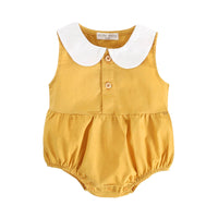 Load image into Gallery viewer, Baby Kid Girls Solid Color Rompers Wholesale 22032213
