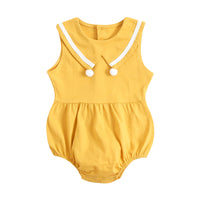 Load image into Gallery viewer, Baby Kid Girls Solid Color Rompers Wholesale 220322132
