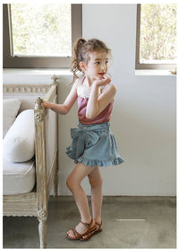 Load image into Gallery viewer, Baby Kid Big Kid Girls Solid Color Shorts Wholesale 220322134
