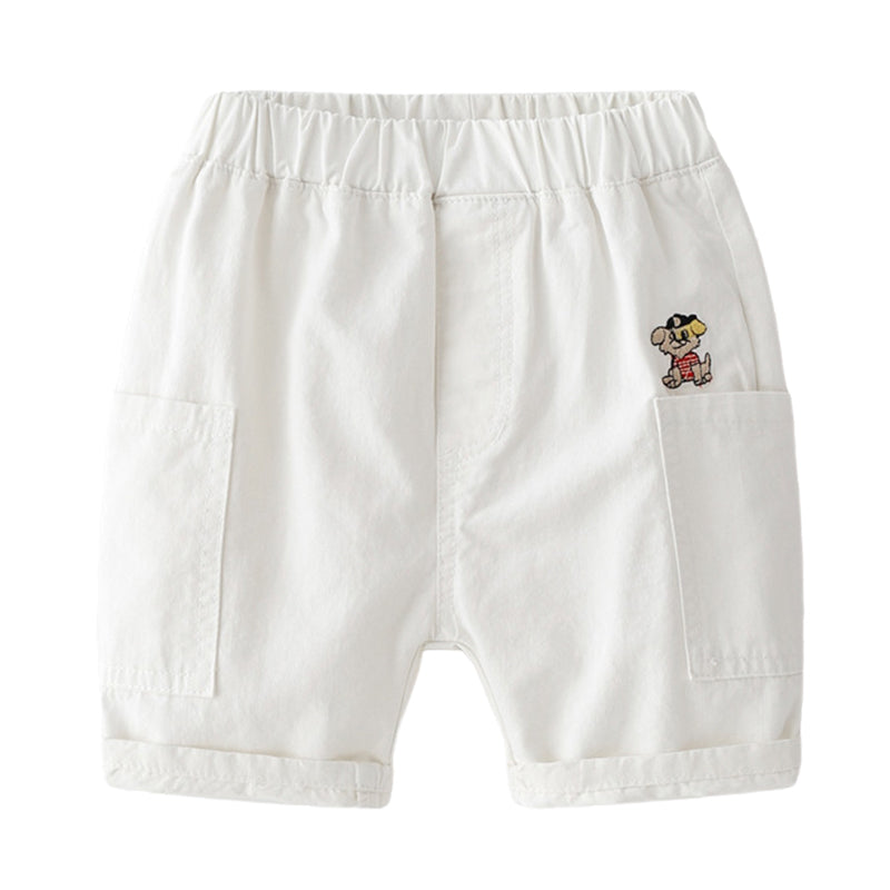 Baby Kid Boys Solid Color Shorts Wholesale 220322137