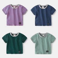 Load image into Gallery viewer, Baby Kid Boys Striped T-Shirts Wholesale 220322144
