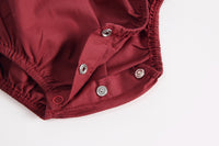 Load image into Gallery viewer, Baby Kid Girls Solid Color Bow Rompers Wholesale 22032215
