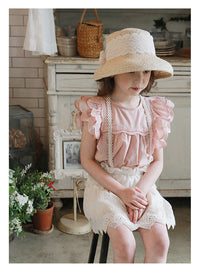 Load image into Gallery viewer, Baby Kid Girls Solid Color T-Shirts Wholesale 220322156
