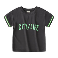 Load image into Gallery viewer, Baby Kid Girls Solid Color Sports T-Shirts Wholesale 220322159
