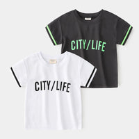 Load image into Gallery viewer, Baby Kid Girls Solid Color Sports T-Shirts Wholesale 220322159
