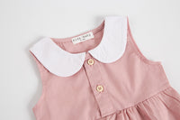 Load image into Gallery viewer, Baby Kid Girls Solid Color Rompers Wholesale 22032216
