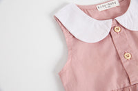 Load image into Gallery viewer, Baby Kid Girls Solid Color Rompers Wholesale 22032216
