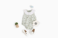 Load image into Gallery viewer, Baby Kid Girls Flower Print Rompers Wholesale 22032217
