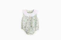 Load image into Gallery viewer, Baby Kid Girls Flower Print Rompers Wholesale 22032217
