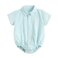 Load image into Gallery viewer, Baby Kid Boys Striped Rompers Wholesale 220322178
