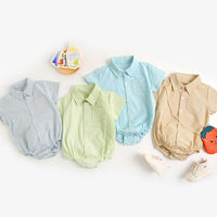 Load image into Gallery viewer, Baby Kid Boys Striped Rompers Wholesale 220322178
