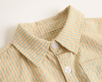 Load image into Gallery viewer, Baby Kid Boys Striped Rompers Wholesale 220322178
