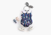 Load image into Gallery viewer, Baby Kid Girls Flower Print Rompers Wholesale 22032218
