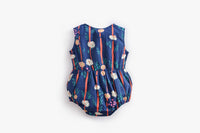 Load image into Gallery viewer, Baby Kid Girls Flower Print Rompers Wholesale 22032218
