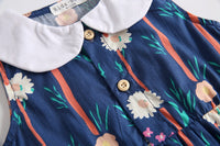 Load image into Gallery viewer, Baby Kid Girls Flower Print Rompers Wholesale 22032218
