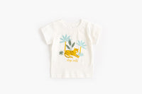 Load image into Gallery viewer, 2 Pieces Set Baby Kid Boys Letters Animals Cartoon Print T-Shirts And Shorts Wholesale 220322182
