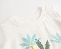 Load image into Gallery viewer, 2 Pieces Set Baby Kid Boys Letters Animals Cartoon Print T-Shirts And Shorts Wholesale 220322182
