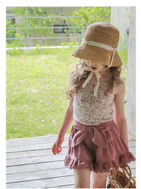 Load image into Gallery viewer, Baby Kid Girls Flower Print Tank Tops Wholesale 220322192
