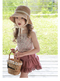 Load image into Gallery viewer, Baby Kid Girls Flower Print Tank Tops Wholesale 220322192
