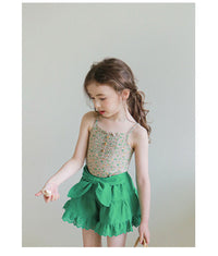Load image into Gallery viewer, Baby Kid Girls Flower Print Tank Tops Wholesale 220322192
