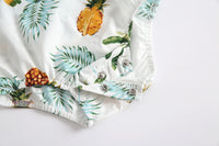 Load image into Gallery viewer, Baby Kid Girls Fruit Plant Bow Print Rompers Wholesale 22032222
