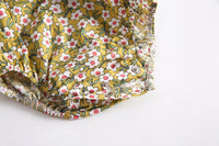 Load image into Gallery viewer, Baby Kid Girls Color-blocking Flower Print Rompers Wholesale 22032223
