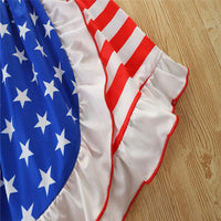 Load image into Gallery viewer, Baby Kid Girls Star Bow Print Dresses Wholesale 220322236
