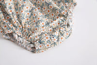 Load image into Gallery viewer, Baby Kid Girls Color-blocking Flower Print Rompers Wholesale 22032224
