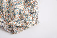 Load image into Gallery viewer, Baby Kid Girls Color-blocking Flower Print Rompers Wholesale 22032224
