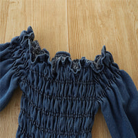 Load image into Gallery viewer, Baby Kid Girls Solid Color Ribbon Rompers Wholesale 220322245
